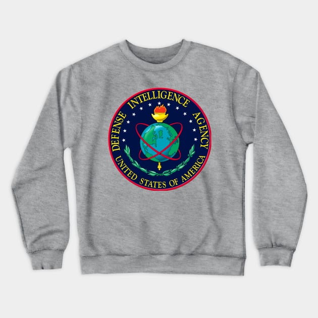 The Defense Intelligence Agency (DIA) Logo Crewneck Sweatshirt by Spacestuffplus